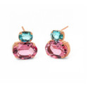 PENDIENTES VICTORIA CRUZ CRISTALES JASMINE COLLECTION - A3650-36T