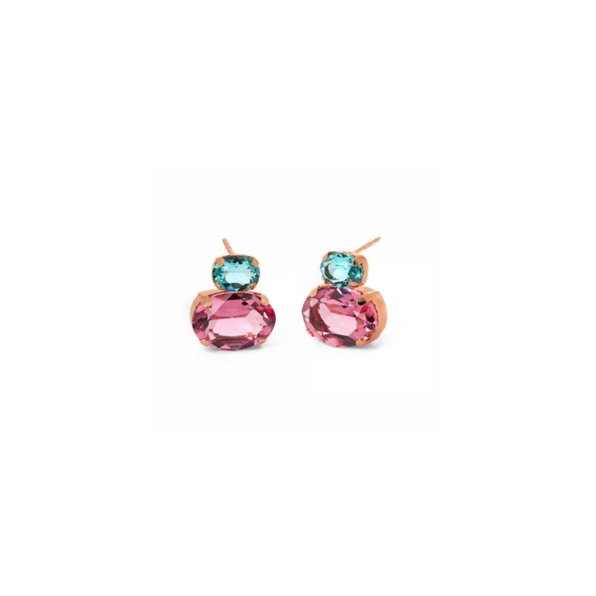PENDIENTES VICTORIA CRUZ CRISTALES JASMINE COLLECTION - A3650-36T