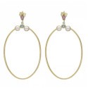 PENDIENTES VICTORIA CRUZ NINA COLLECTION DORADOS - A4084-MDT