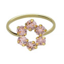 ANILLO VICTORIA CRUZ ZAHARA COLLECTION FLOR - A4097-09DA