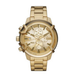 RELOJ DIESEL GRIFFED NEGRO Y DORADO - DZ4573