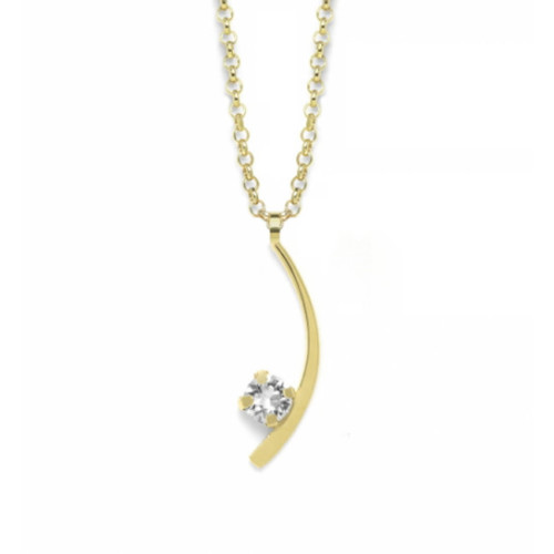 GARGANTILLA VICTORIA CRUZ SELENE COLLECTION DORADO - A3502-35G