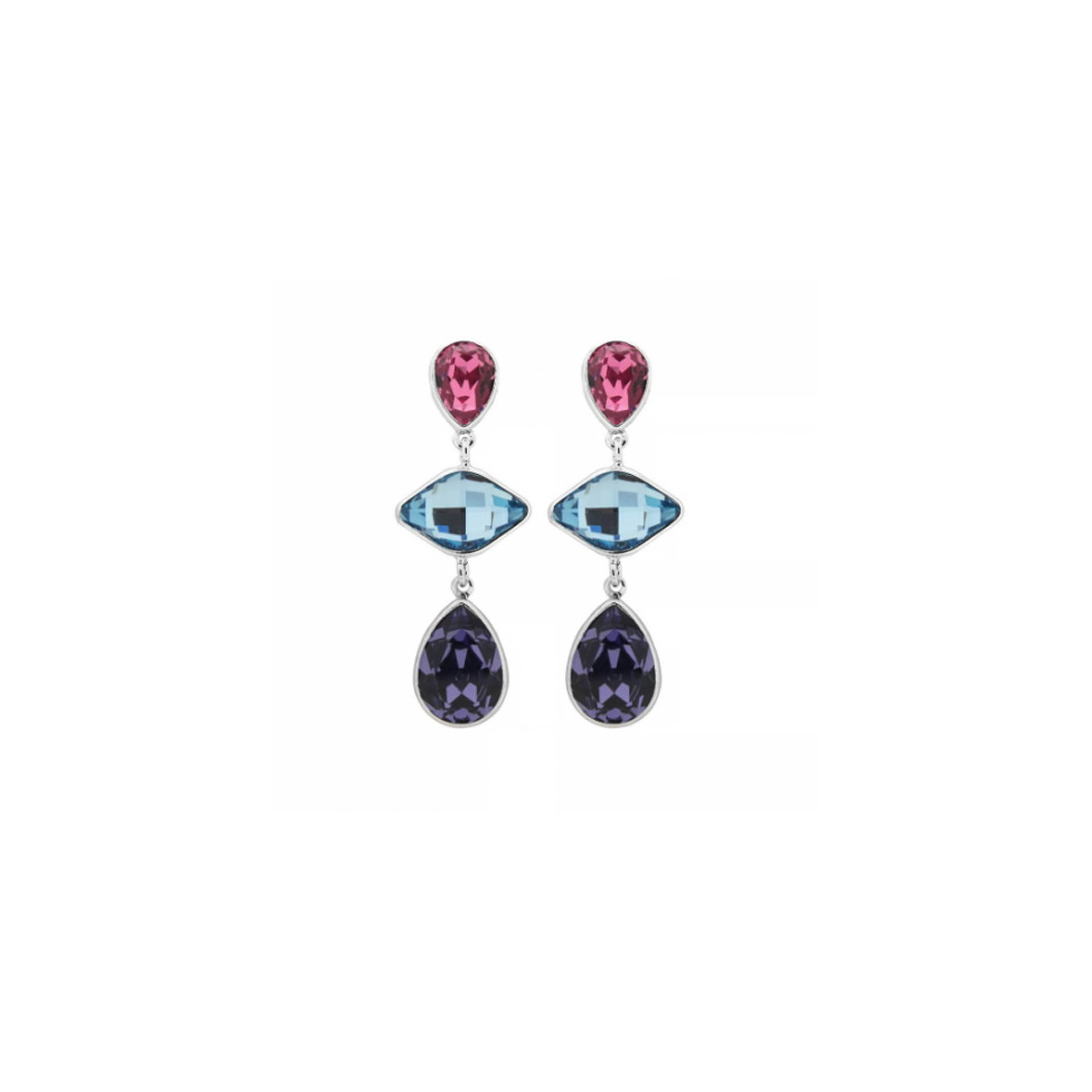 PENDIENTES VICTORIA CRUZ LUXURY COLLECTION LARGOS - A3725-04HT