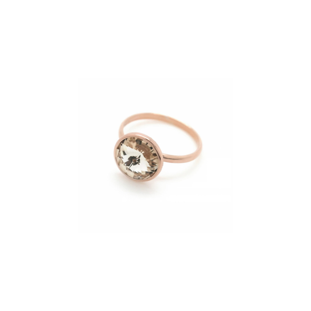 ANILLO VICTORIA CRUZ CHAMPAN CRISTAL DORADO - DM521-3TA