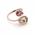 ANILLO VICTORIA CRUZ DORADO CHAMPAN ESSENTIAL COLLECTION - A3097-10A