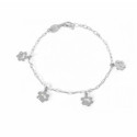 PULSERA VICTORIA CRUZ HUELLAS ANIMAL PLATA - A3846-07HP