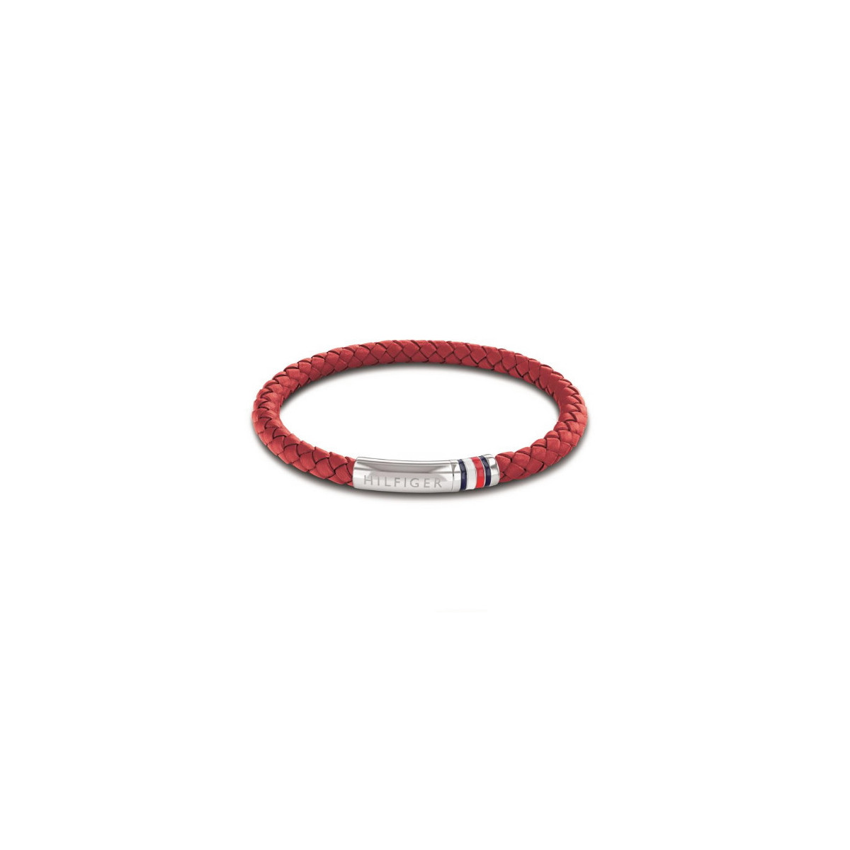 PULSERA TOMMY HILFIGER CUERO ROJO - 2790404