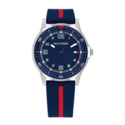 RELOJ TOMMY HILFIGER AZUL Y ROJO ANALÓGICO - 1720036