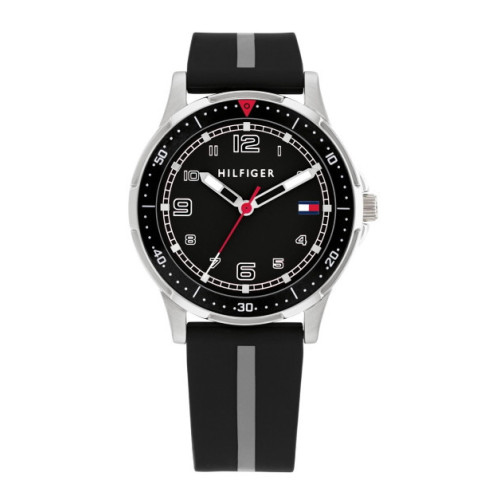 RELOJ TOMMY HILFIGER NEGRO Y BLANCO NALÓGICO - 1720034