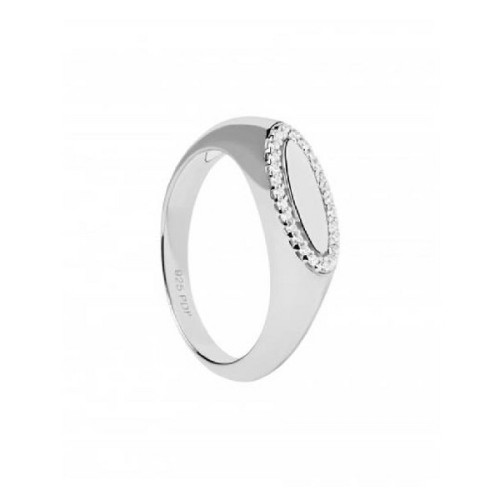 ANILLO P DE PAOLA SELLO LACE PLATA - AN02-629-12