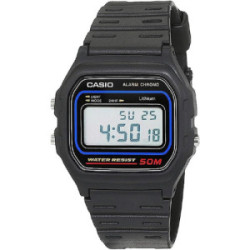 RELOJ CASIO CLASICO DIGITAL NEGRO - W-59