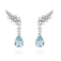 PENDIENTES MARINA GARCIA AZULES CIRCONITAS - 90432PA