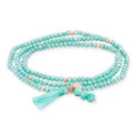 PULSERA MARINA GARCÍA ZEN AZUL CELESTE - 90492UT