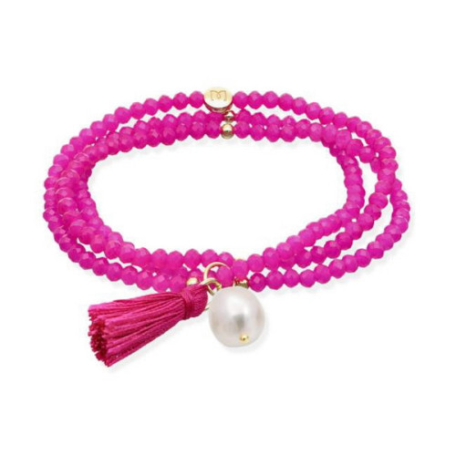 PULSERA MARINA GARCÍA ZEN FUCSIA - 90914UP