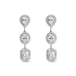 PENDIENTES ITEMPORALITY WEDDING CIRCONITAS CARRILES - SEA-101-206-UU