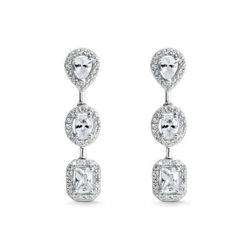 PENDIENTES ITEMPORALITY WEDDING CIRCONITAS CARRILES - SEA-101-206-UU