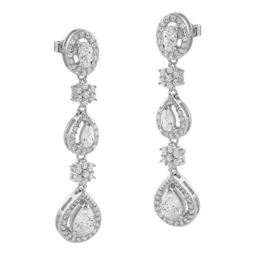 PENDIENTES ITEMPORALITY WEDDING PLATA  OVALES - SEA-101-225-UU