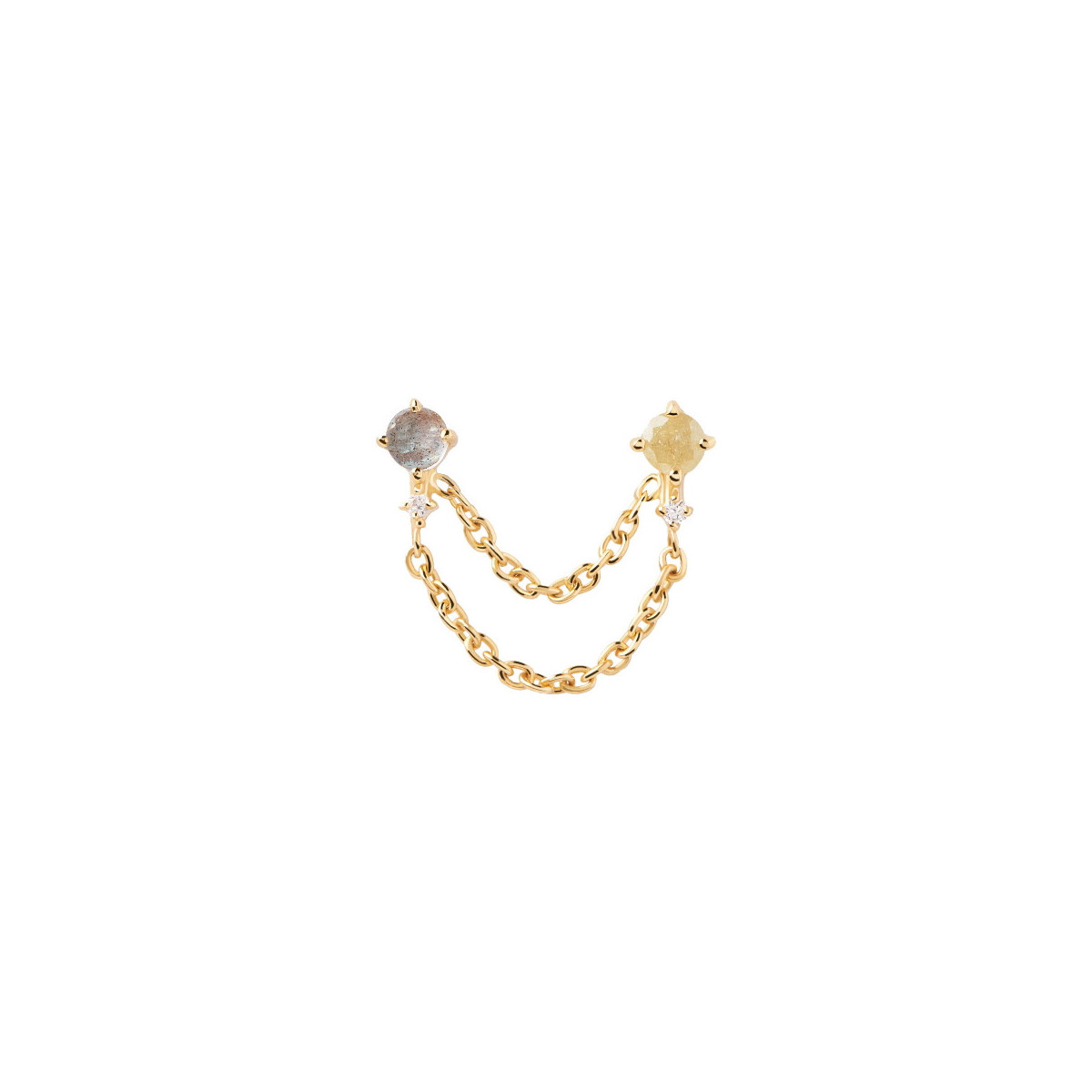 PENDIENTES P DE PAOLA PIERCING NAOMI GOLD - AR01-600-U