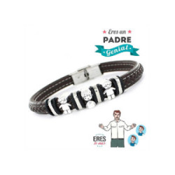 PULSERA PROMOJOYA EL MEJOR PADRE - 9109489