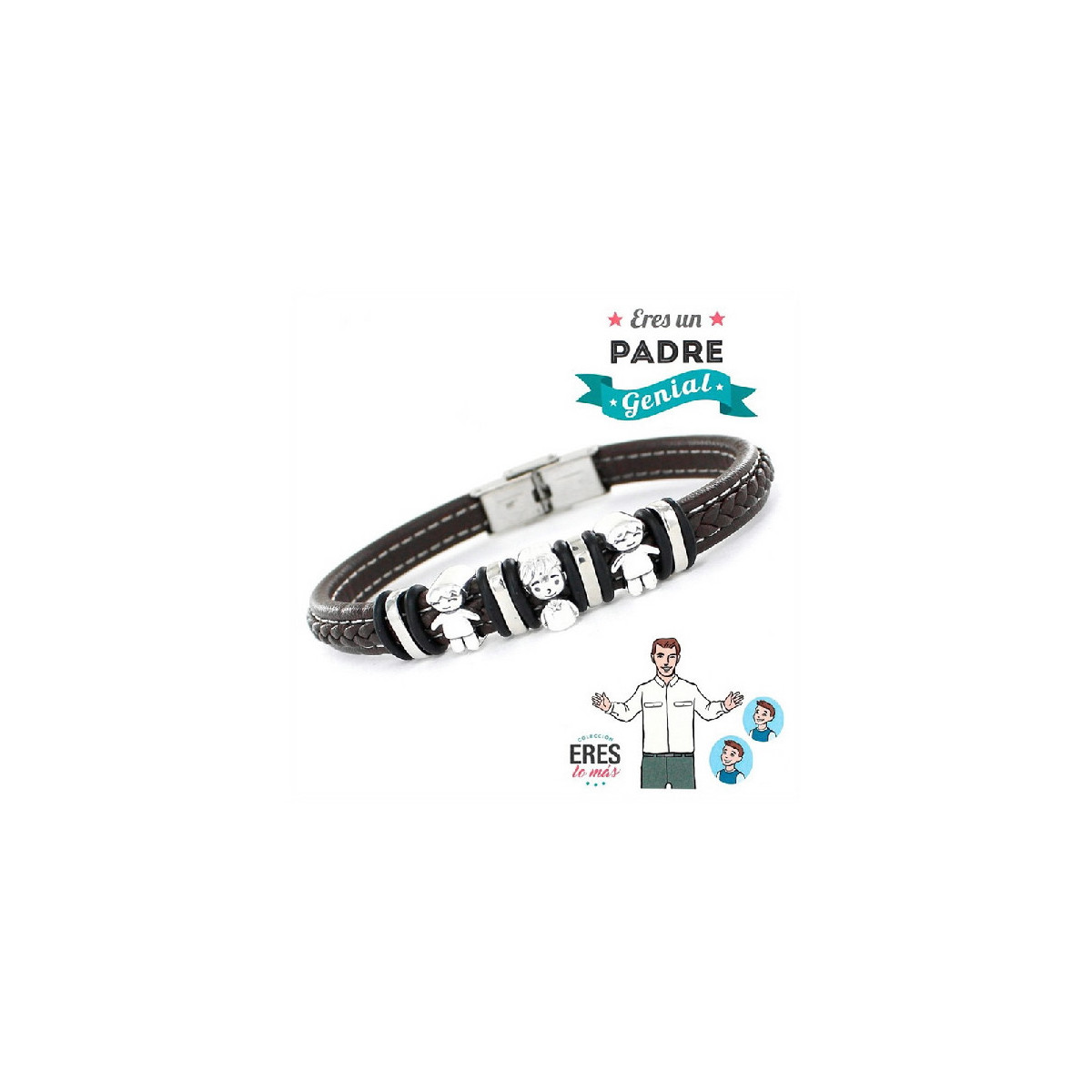PULSERA PROMOJOYA EL MEJOR PADRE - 9109489
