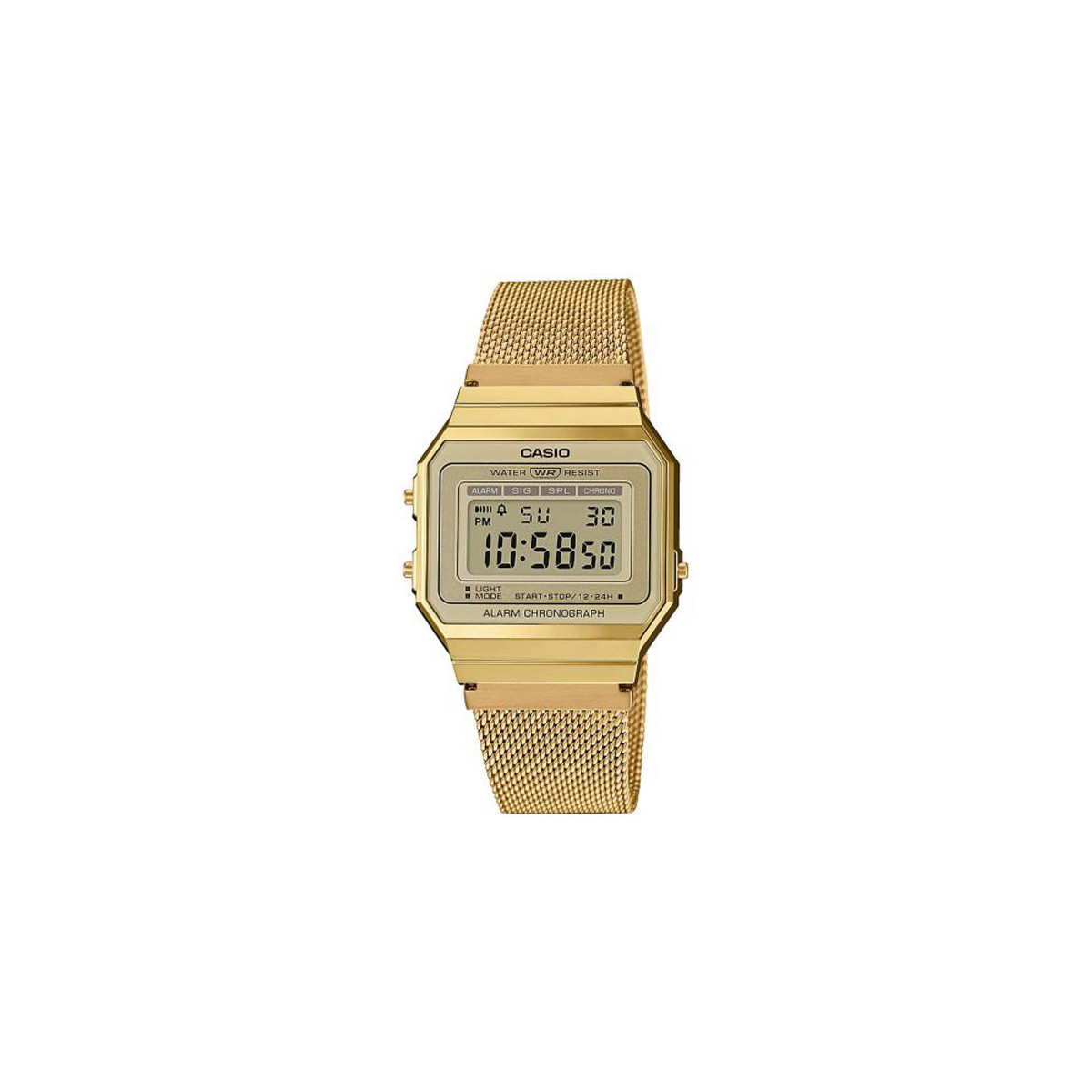 RELOJ CASIO DORADO AUTOMÁTICO VINTAGE - A700WEMG-9AEF