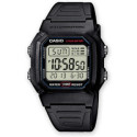 RELOJ CASIO RESINA BLACK CAUCHO - W-800H-1AVES
