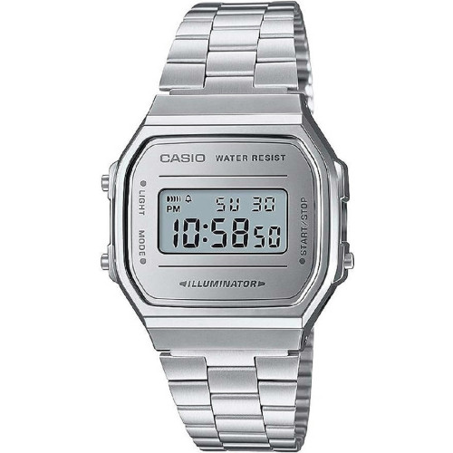 RELOJ CASIO ESFERA PLATEADA SMALL - A168WEM-7EF