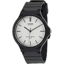 RELOJ CASIO NEGRO CAUCHO ESFERA BLANCA - MW-240-7EVEF