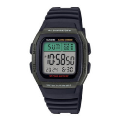 RELOJ CASIO NEGRO CAUCHO MAN - W-96H-3AVES