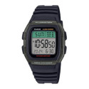 RELOJ CASIO NEGRO CAUCHO MAN - W-96H-3AVES