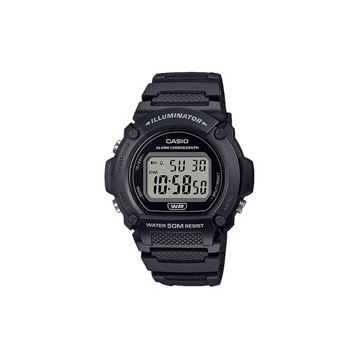 RELOJ CASIO BLACK CLASSSIC - W-219H-1AVEF