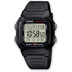 RELOJ CASIO DIGITAL RESINA BLACK TOTAL - W800H-1AVES