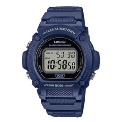 RELOJ CASIO DIGITAL RESINA AZUL - W219H-2AVEF