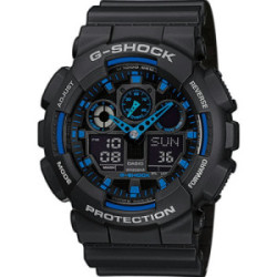 RELOJ CASIO G-SHOCK CAUCHO BLUE - GA-100-1A2ER