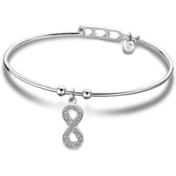 PULSERA LOTUS PLATA INFINITO - LS2015-2/5
