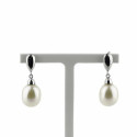 PENDIENTES COMPROMISO ORO BLANCO PERLA - 2P.03094