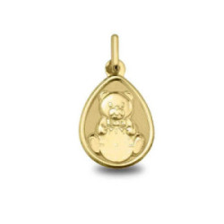 MEDALLA ARGYOR BEBE OVAL OSO RELOJ - 1901493