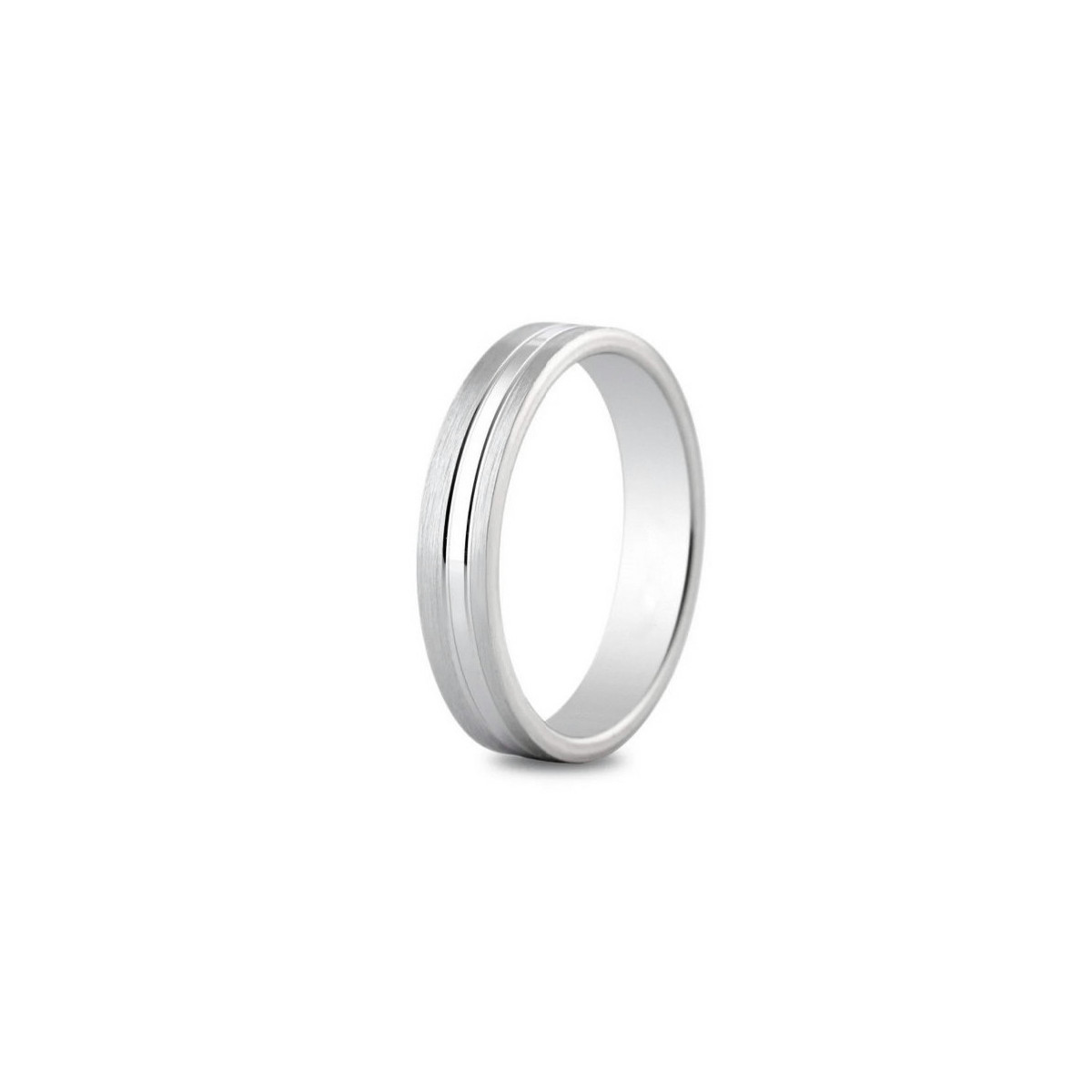 ALIANZA PLATA BICOLOR MATE LINEA LATE - 5740341