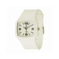 RELOJ MAREA CAUCHO BLANCO - B40142/2