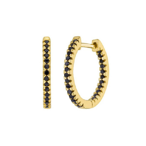 PENDIENTES MAREA AROS CON ZAFIROS - D02001/BP