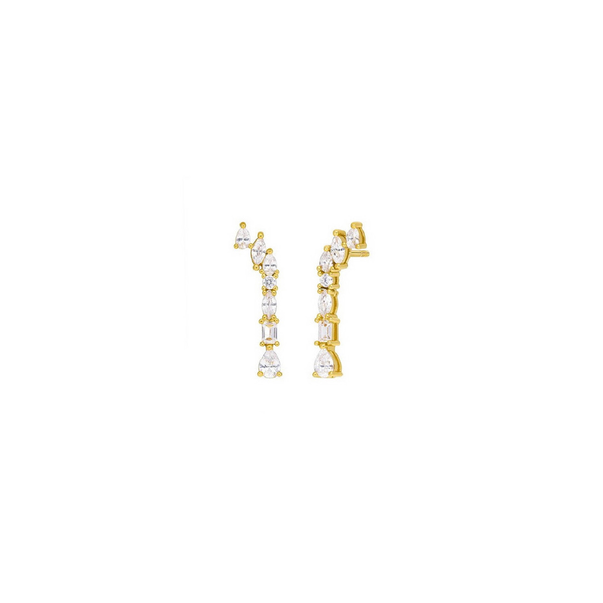 PENDIENTES MAREA MEDIO ARO - D02501/AG
