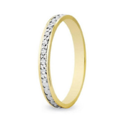 ALIANZA  LISA ORO BLANCO - 5B35473