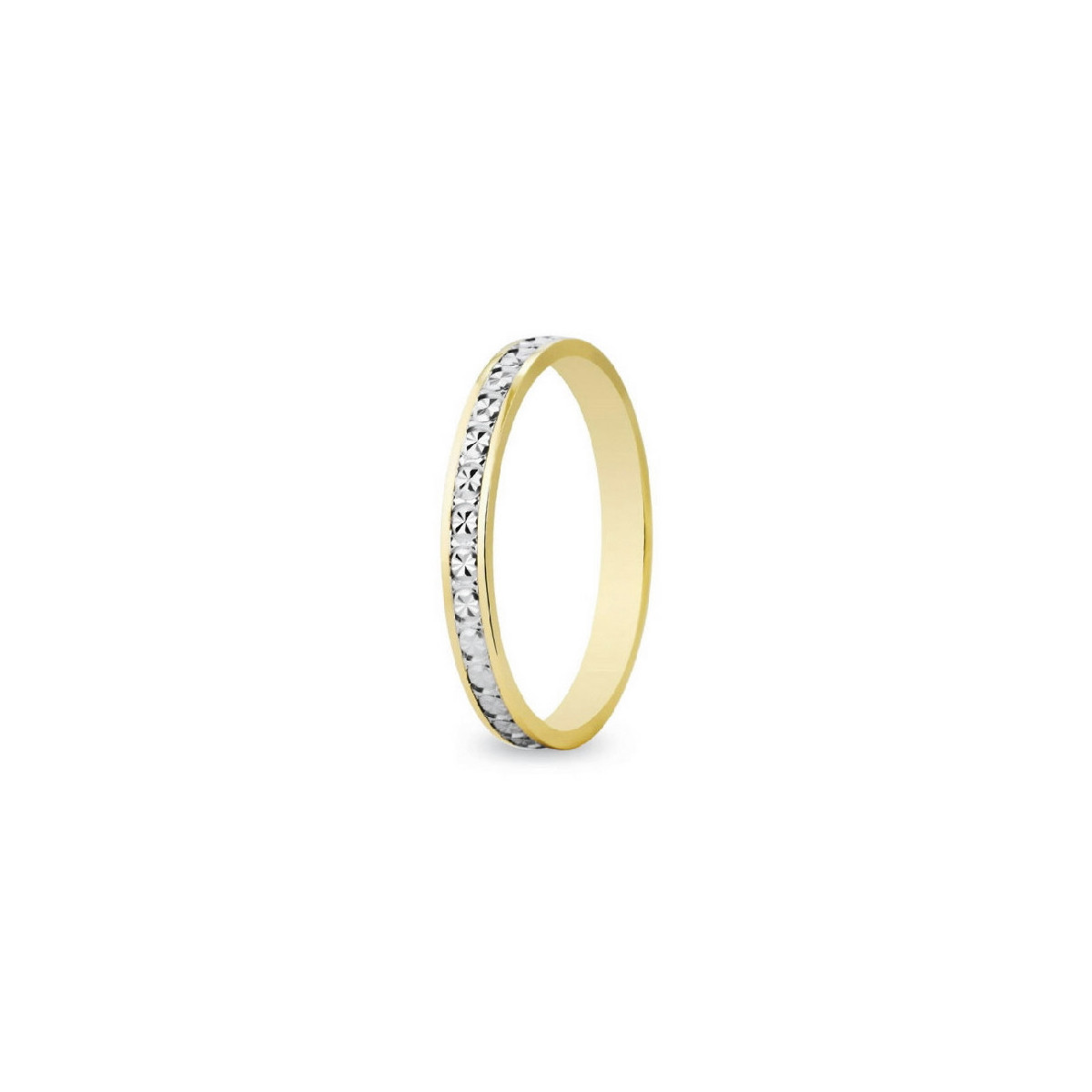 ALIANZA  LISA ORO BLANCO - 5B35473