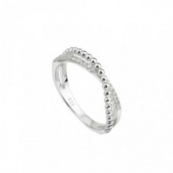 Anillo Cruzado Plata - SRN-101-010-12