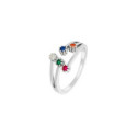 ANILLO MAREA CIRCONITAS COLOR - D02006/AL14