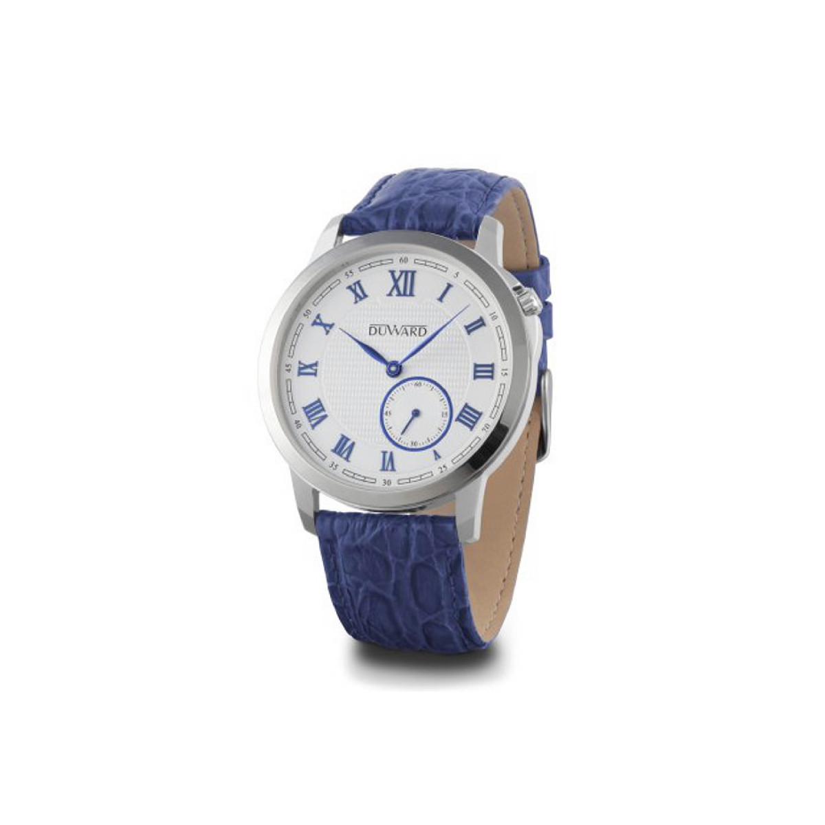 RELOJ DUWARD PIEL ESFERA AZUL - D85100.05