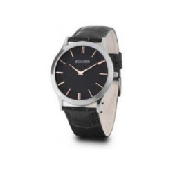 RELOJ DUWARD  PIEL ESFERA NEGRA - D85101.02