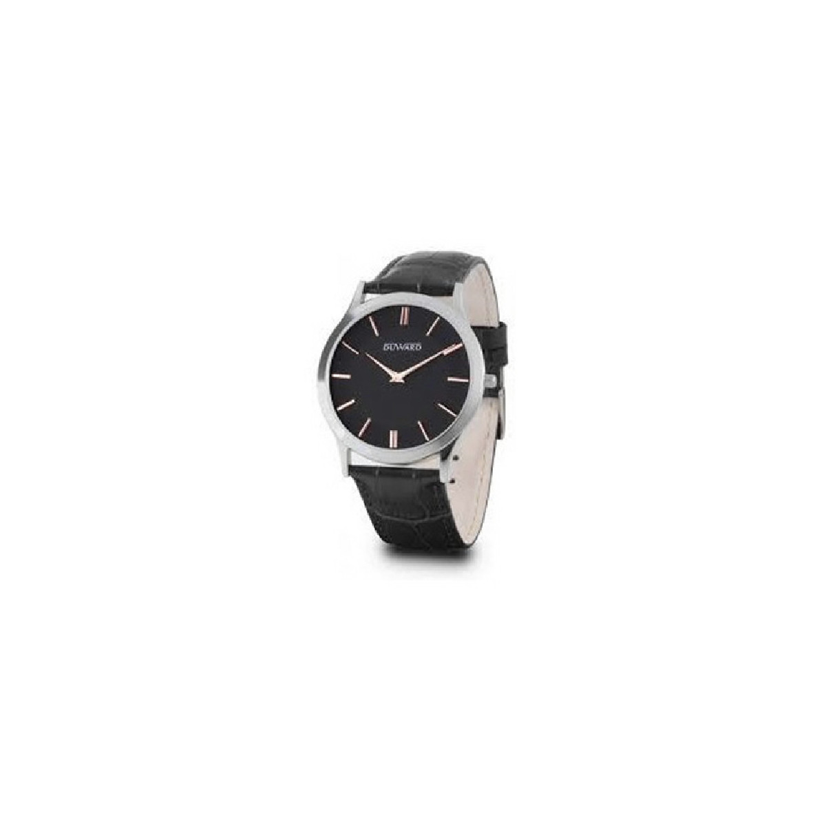 RELOJ DUWARD  PIEL ESFERA NEGRA - D85101.02