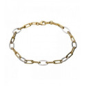PULSERA ANTONIO CORDÓN BICOLOR CADENA - M-1089840AB
