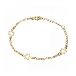 PULSERA ANTONIO CORDÓN ESTRELLAS CALADAS - M-2133177A